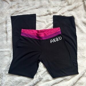 Y2K Aeropostale Foldover style flare leggings